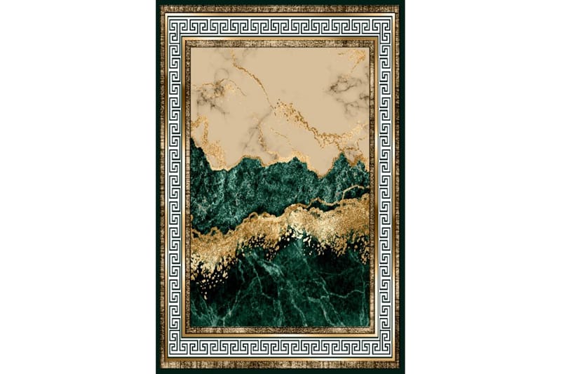 Homefesto Tæppe 100x300 cm, Flerfarvet/Velour