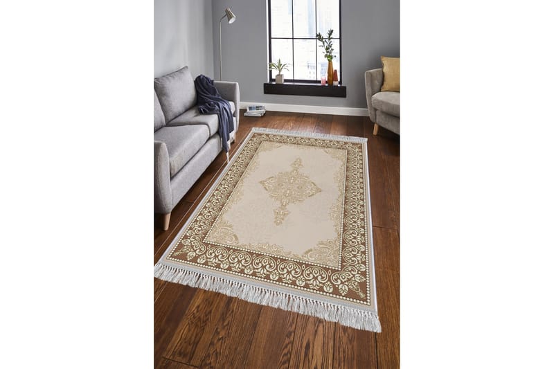 Homefesto Tæppe 100x300 cm, Flerfarvet/Velour