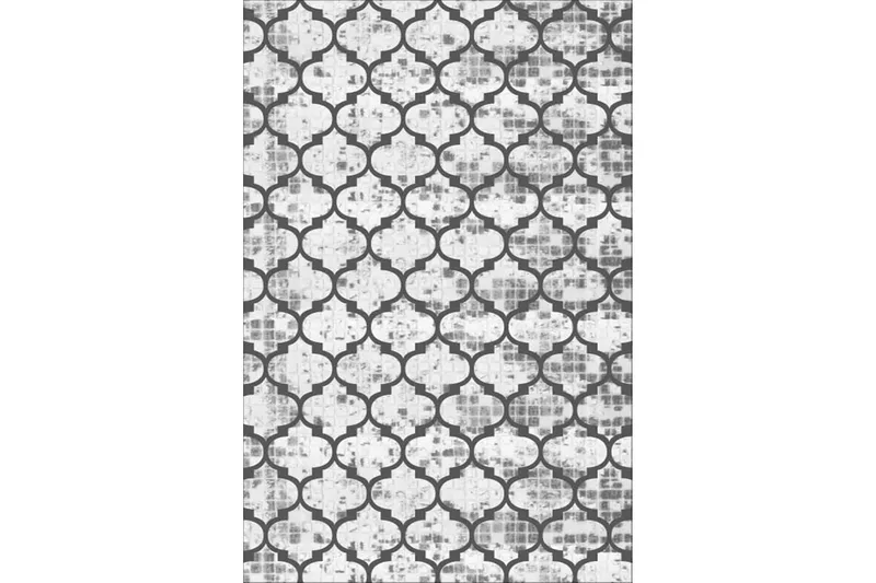 Homefesto Tæppe 100x300 cm - Flerfarvet/Velour - Tekstiler - Tæpper - Orientalske tæpper