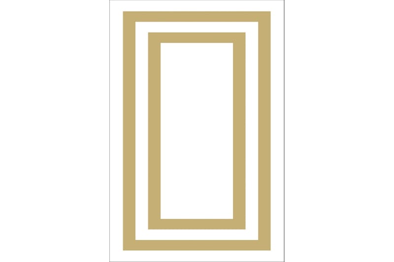 Homefesto Tæppe 100x300 cm, Flerfarvet/Velour