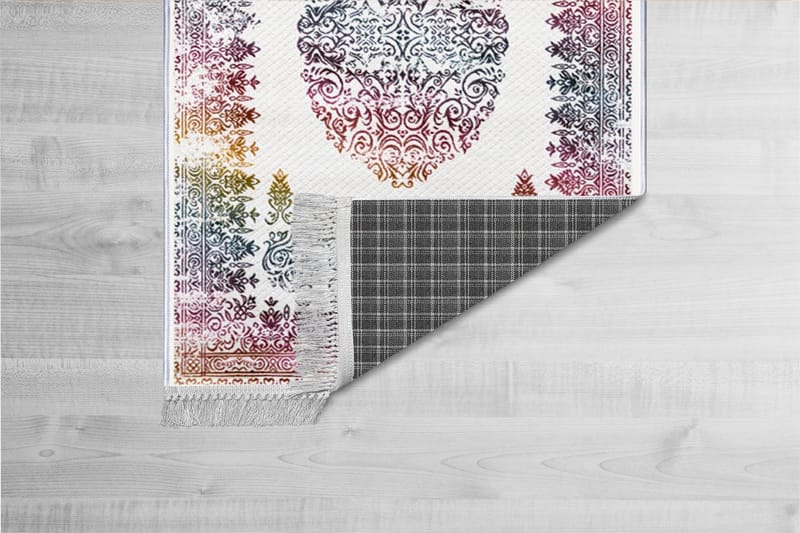 Homefesto Tæppe 100x300 cm - Flerfarvet/Velour - Tekstiler - Tæpper - Orientalske tæpper