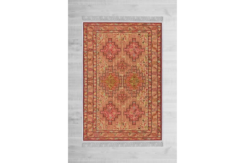 Homefesto Tæppe 100x300 cm - Flerfarvet/Velour - Tekstiler - Tæpper - Orientalske tæpper