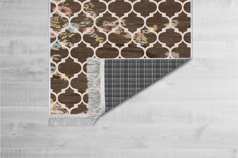 Homefesto Tæppe 100x300 cm - Flerfarvet/Velour - Tekstiler - Tæpper - Orientalske tæpper