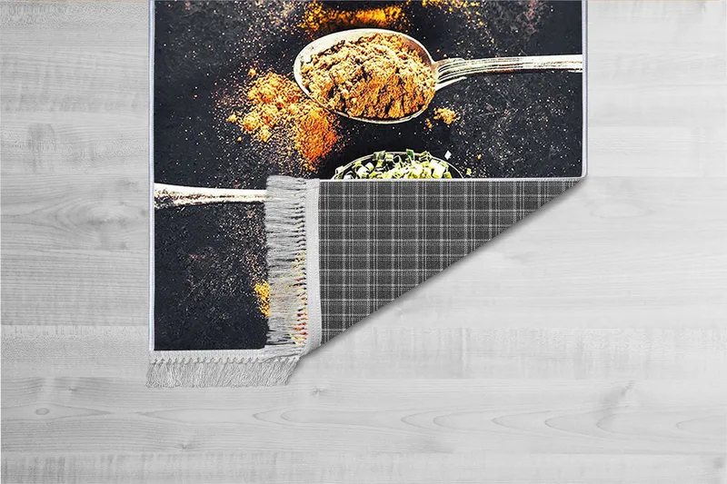 Homefesto Tæppe 100x300 cm, Flerfarvet/Velour