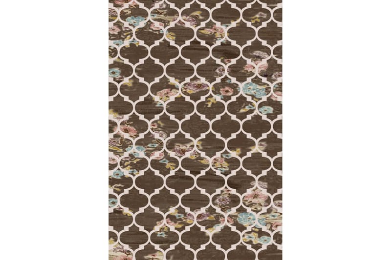 Homefesto Tæppe 100x300 cm - Flerfarvet/Velour - Tekstiler - Tæpper - Orientalske tæpper