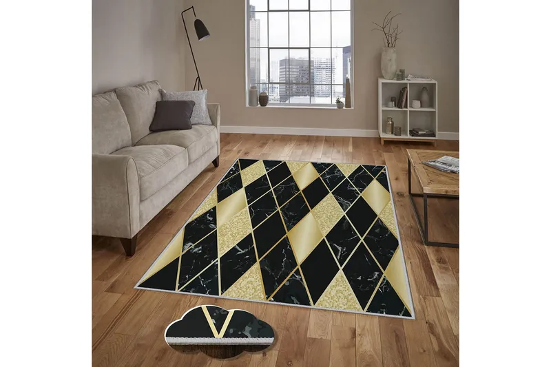 Homefesto Tæppe 100x300 cm, Multifarvet