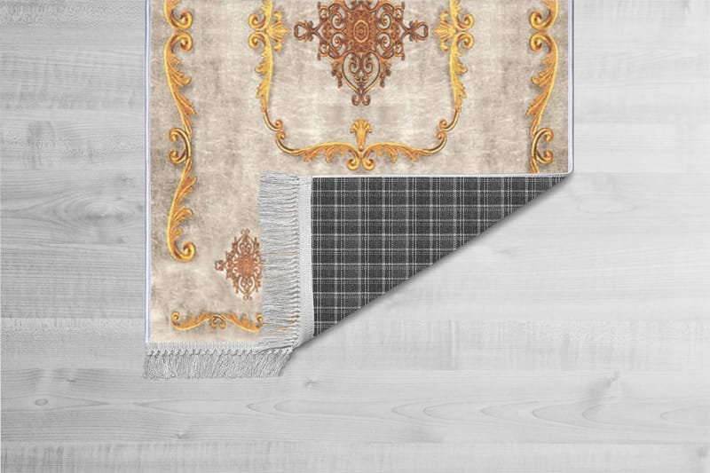 Homefesto Tæppe 100x300 cm - Multifarvet/Fløjl - Tekstiler - Tæpper - Orientalske tæpper