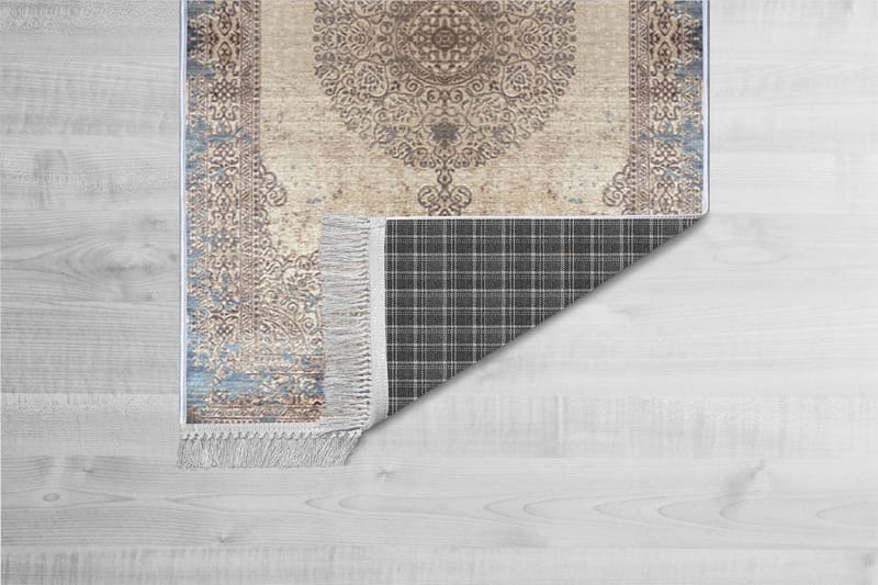 Homefesto Tæppe 100x300 cm - Multifarvet/Fløjl - Tekstiler - Tæpper - Orientalske tæpper