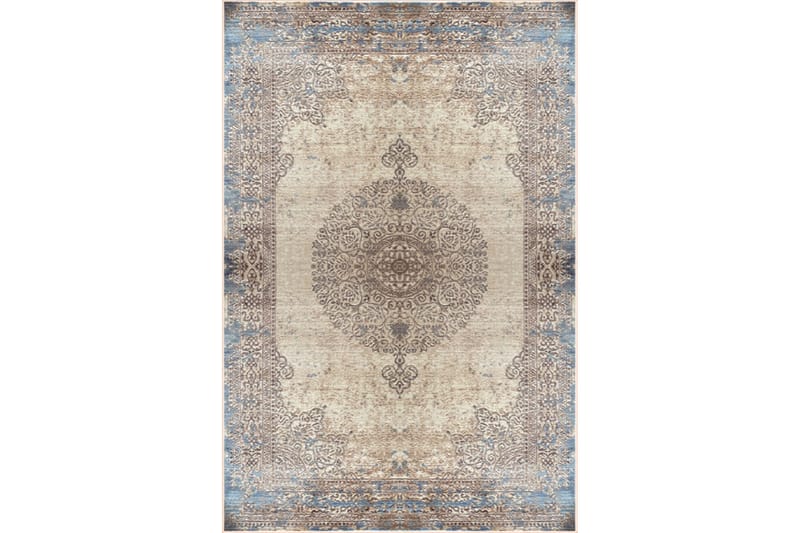 Homefesto Tæppe 100x300 cm - Multifarvet/Fløjl - Tekstiler - Tæpper - Orientalske tæpper