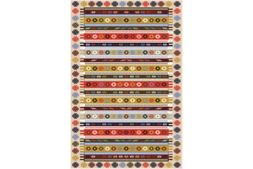 Homefesto Tæppe 100x300 cm - Multifarvet/Fløjl - Tekstiler - Tæpper - Orientalske tæpper