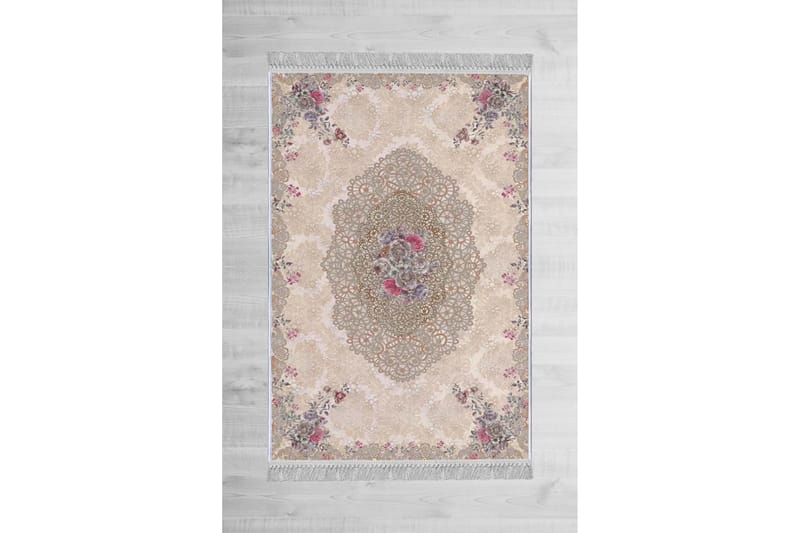 Homefesto Tæppe 100x300 cm - Multifarvet/Fløjl - Tekstiler - Tæpper - Orientalske tæpper