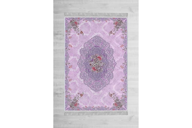 Homefesto Tæppe 100x300 cm - Multifarvet/Fløjl - Tekstiler - Tæpper - Orientalske tæpper