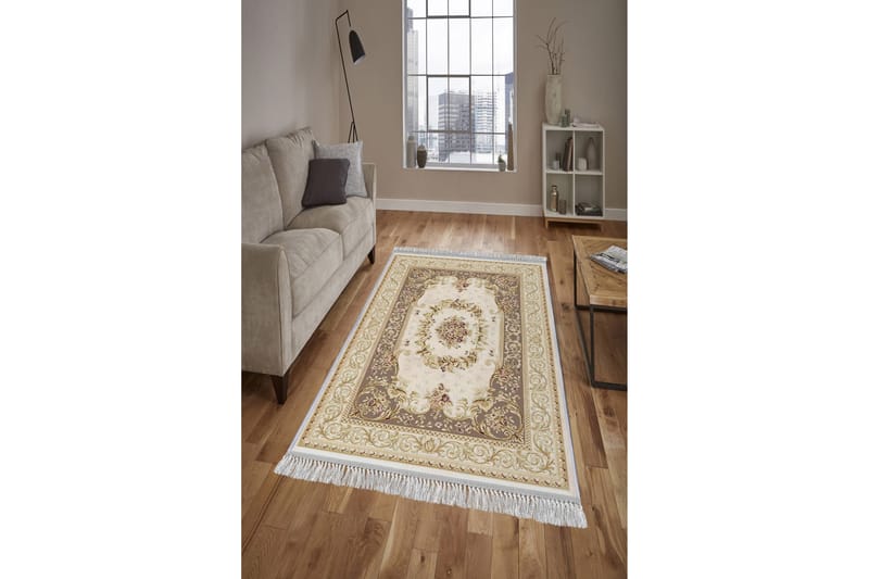 Homefesto Tæppe 100x300 cm - Multifarvet/Fløjl - Tekstiler - Tæpper - Orientalske tæpper