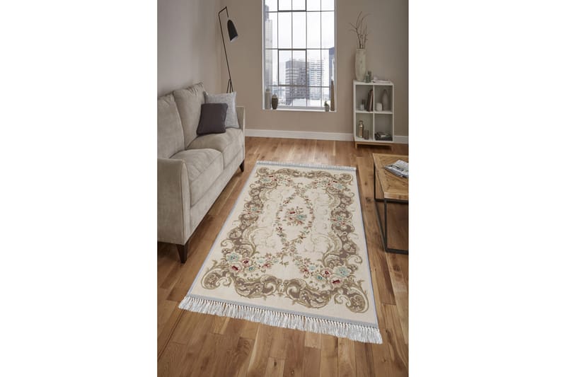 Homefesto Tæppe 100x300 cm - Multifarvet/Fløjl - Tekstiler - Tæpper - Orientalske tæpper