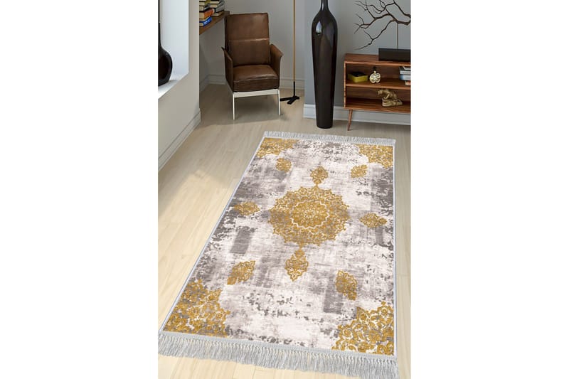 Homefesto Tæppe 100x300 cm - Multifarvet/Fløjl - Tekstiler - Tæpper - Orientalske tæpper