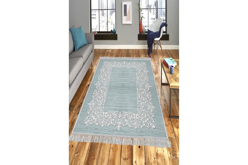 Homefesto Tæppe 100x300 cm, Multifarvet/Fløjl