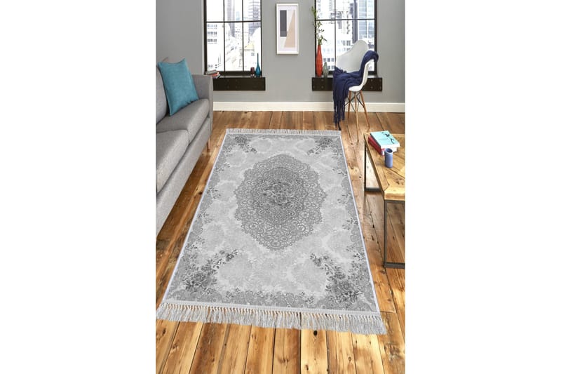 Homefesto Tæppe 100x300 cm, Multifarvet/Fløjl