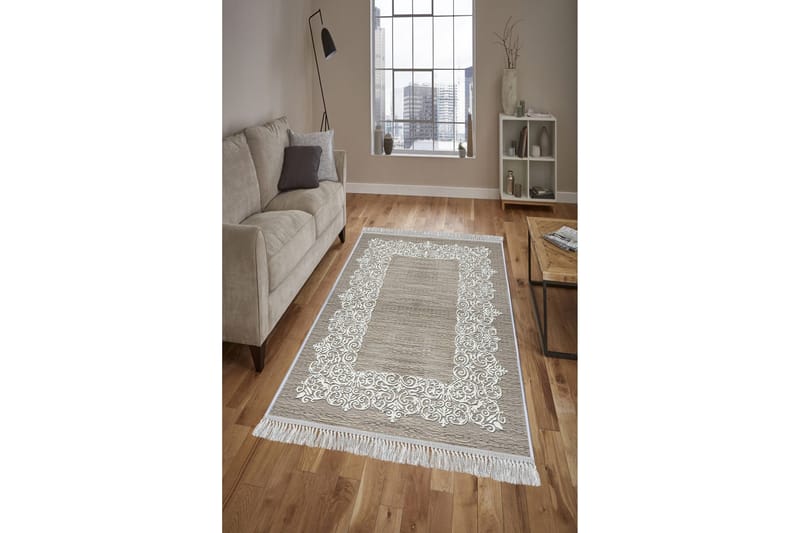 Homefesto Tæppe 100x300 cm - Multifarvet/Fløjl - Tekstiler - Tæpper - Orientalske tæpper