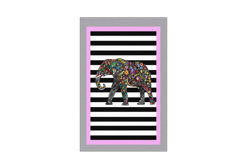 Homefesto Tæppe 120x180 cm - Flerfarvet - Tekstiler - Tæpper - Orientalske tæpper