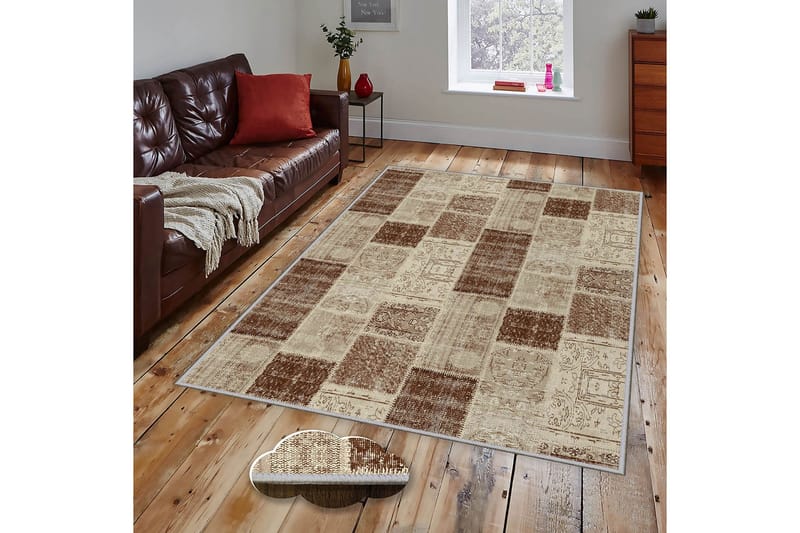 Homefesto Tæppe 120x180 cm - Flerfarvet - Tekstiler - Tæpper - Orientalske tæpper