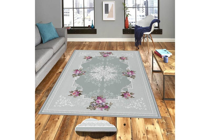 Homefesto Tæppe 120x180 cm - Flerfarvet - Tekstiler - Tæpper - Orientalske tæpper