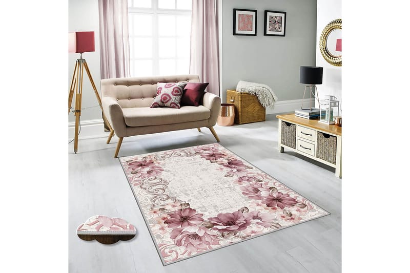 Homefesto Tæppe 120x180 cm - Flerfarvet - Tekstiler - Tæpper - Orientalske tæpper