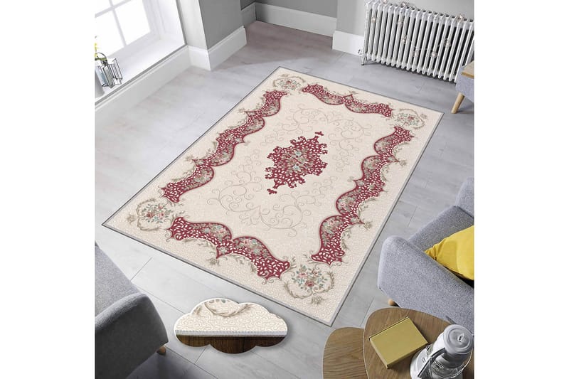 Homefesto Tæppe 120x180 cm - Flerfarvet - Tekstiler - Tæpper - Orientalske tæpper