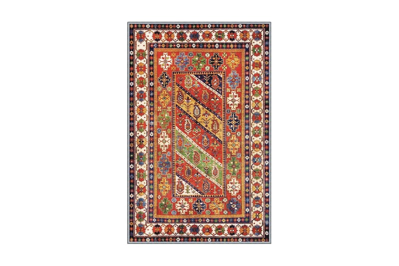 Homefesto Tæppe 120x180 cm - Flerfarvet - Tekstiler - Tæpper - Orientalske tæpper