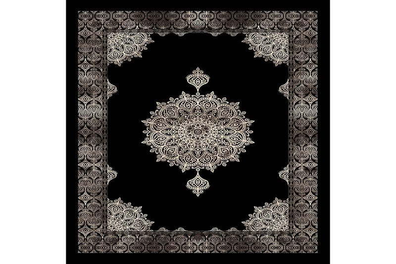 Homefesto Tæppe 120x180 cm - Flerfarvet - Tekstiler - Tæpper - Orientalske tæpper