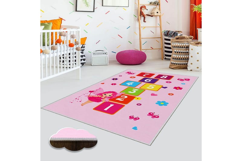 Homefesto Tæppe 120x180 cm - Flerfarvet - Tekstiler - Tæpper - Orientalske tæpper