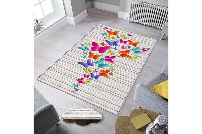 Homefesto Tæppe 120x180 cm - Flerfarvet - Tekstiler - Tæpper - Orientalske tæpper