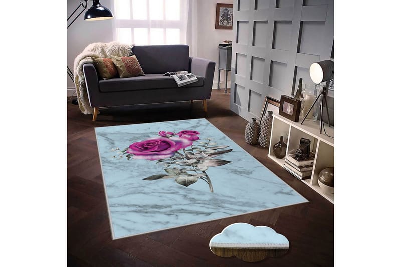 Homefesto Tæppe 120x180 cm - Flerfarvet - Tekstiler - Tæpper - Orientalske tæpper
