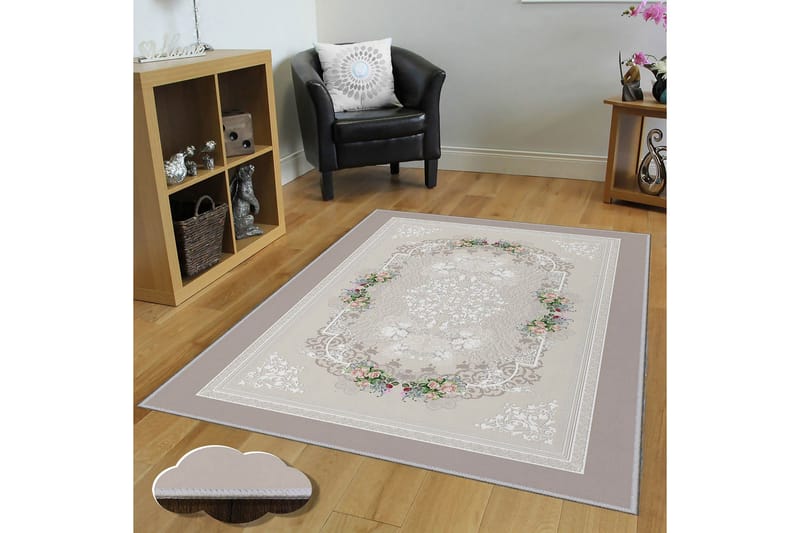 Homefesto Tæppe 120x180 cm - Flerfarvet - Tekstiler - Tæpper - Orientalske tæpper