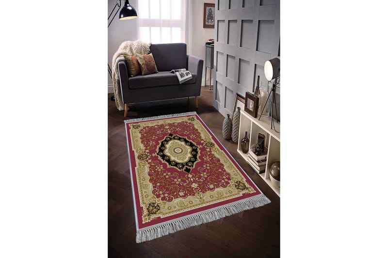 Homefesto Tæppe 120x180 cm - Flerfarvet/Velour - Tekstiler - Tæpper - Orientalske tæpper