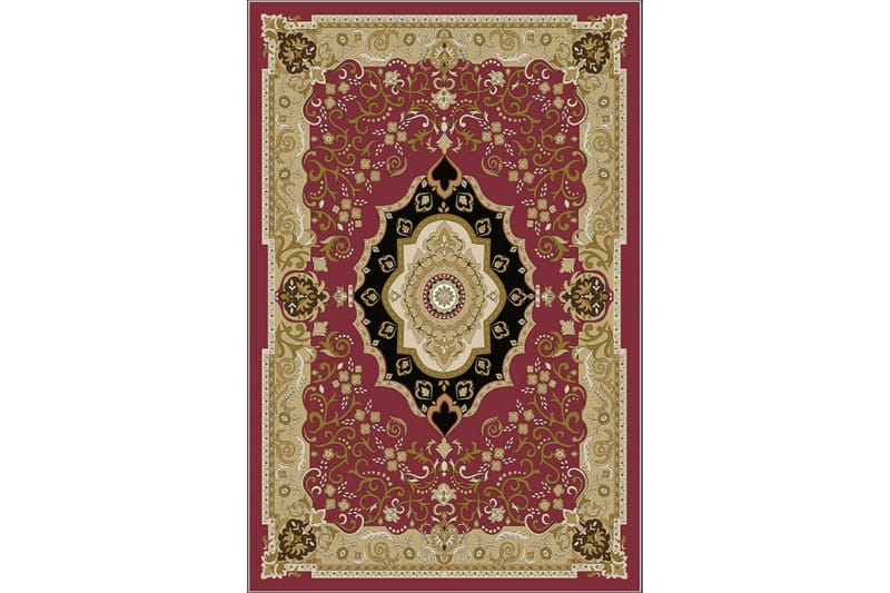 Homefesto Tæppe 120x180 cm - Flerfarvet/Velour - Tekstiler - Tæpper - Orientalske tæpper