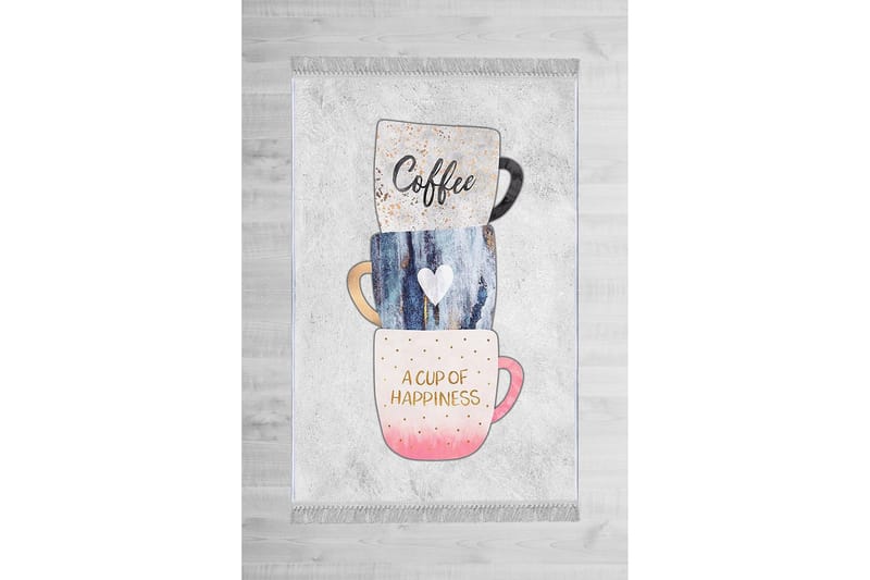 Homefesto Tæppe 120x180 cm, Flerfarvet/Velour