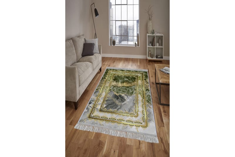 Homefesto Tæppe 120x180 cm - Flerfarvet/Velour - Tekstiler - Tæpper - Orientalske tæpper