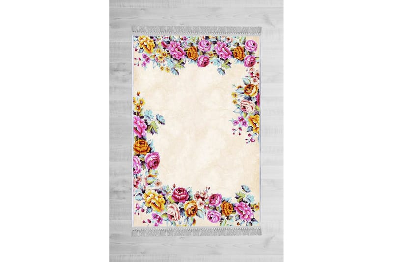 Homefesto Tæppe 120x180 cm, Flerfarvet/Velour