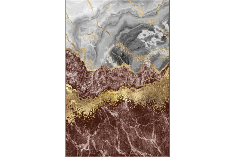 Homefesto Tæppe 120x180 cm, Flerfarvet/Velour