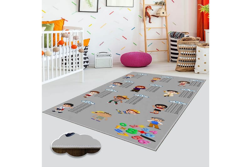 Homefesto Tæppe 120x180 cm - Multifarvet - Tekstiler - Tæpper - Orientalske tæpper