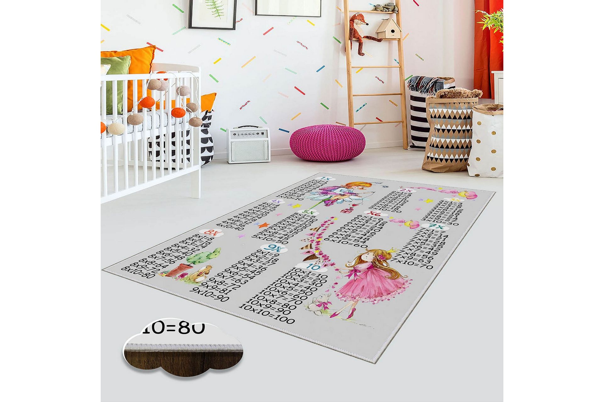 Homefesto Tæppe 120x180 cm - Multifarvet - Tekstiler - Tæpper - Orientalske tæpper