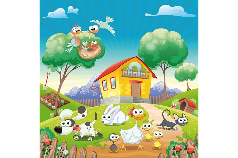 Homefesto Tæppe 120x180 cm, Multifarvet