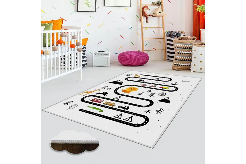 Homefesto Tæppe 120x180 cm, Multifarvet