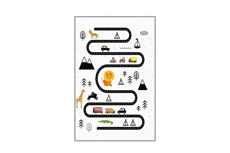 Homefesto Tæppe 120x180 cm - Multifarvet - Tekstiler - Tæpper - Orientalske tæpper