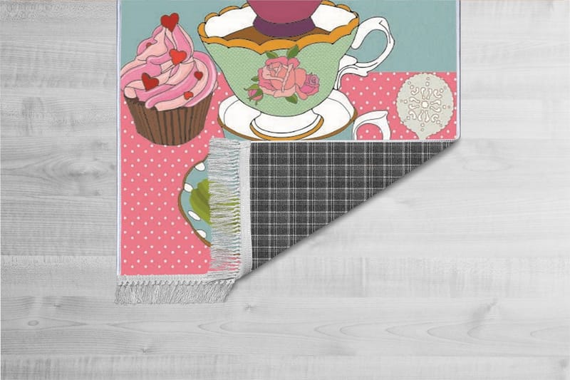 Homefesto Tæppe 120x180 cm - Multifarvet/Fløjl - Tekstiler - Tæpper - Orientalske tæpper