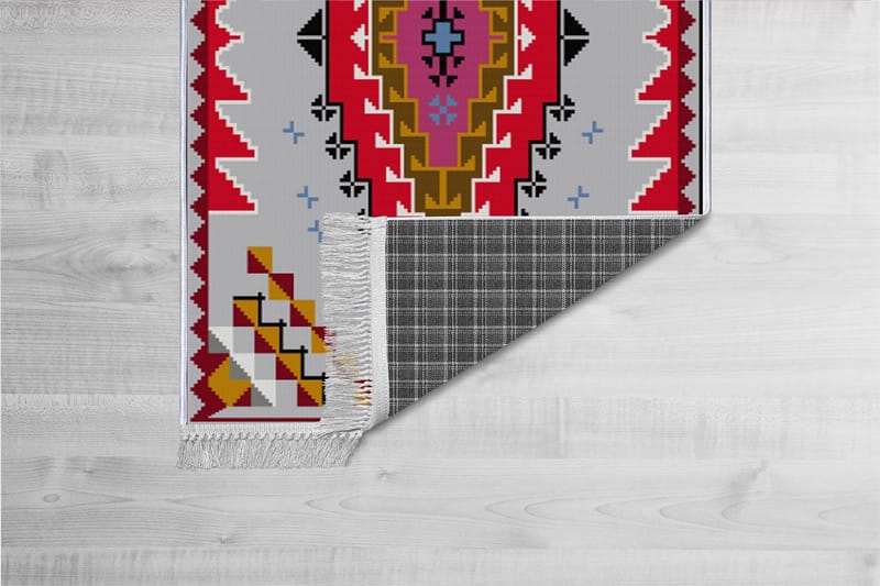Homefesto Tæppe 120x180 cm - Multifarvet/Fløjl - Tekstiler - Tæpper - Orientalske tæpper