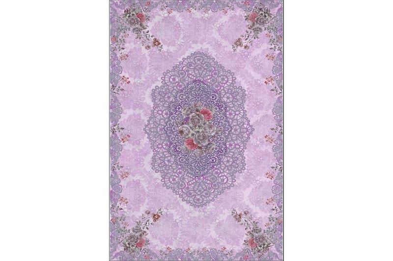 Homefesto Tæppe 120x180 cm - Multifarvet/Fløjl - Tekstiler - Tæpper - Orientalske tæpper