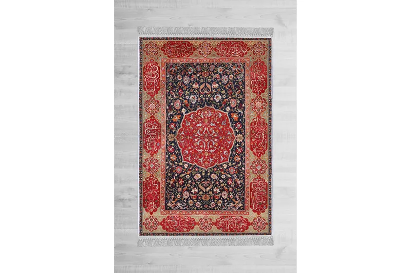 Homefesto Tæppe 120x180 cm - Multifarvet/Fløjl - Tekstiler - Tæpper - Orientalske tæpper