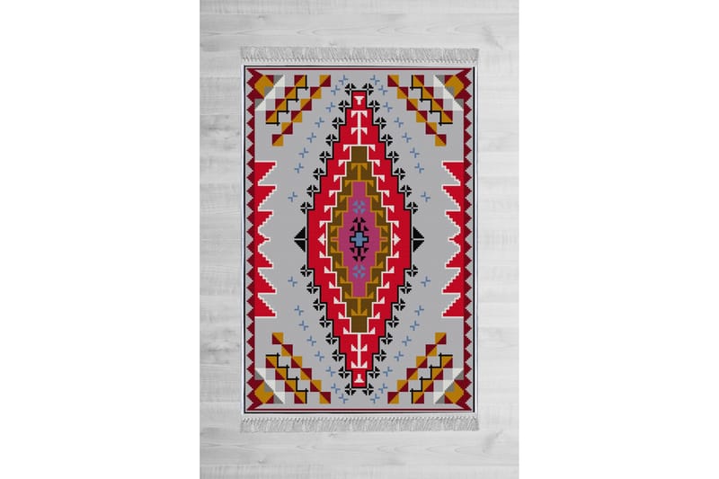 Homefesto Tæppe 120x180 cm - Multifarvet/Fløjl - Tekstiler - Tæpper - Orientalske tæpper