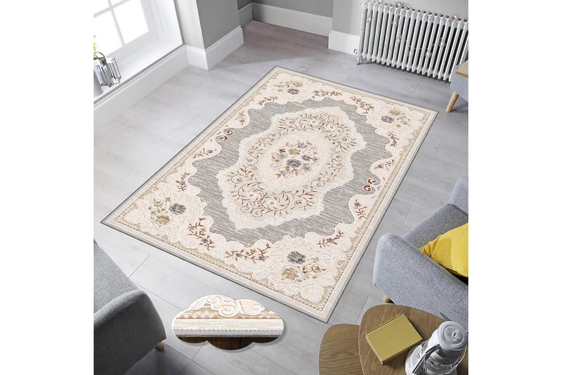 Homefesto Tæppe 140x220 cm - Flerfarvet - Tekstiler - Tæpper - Orientalske tæpper